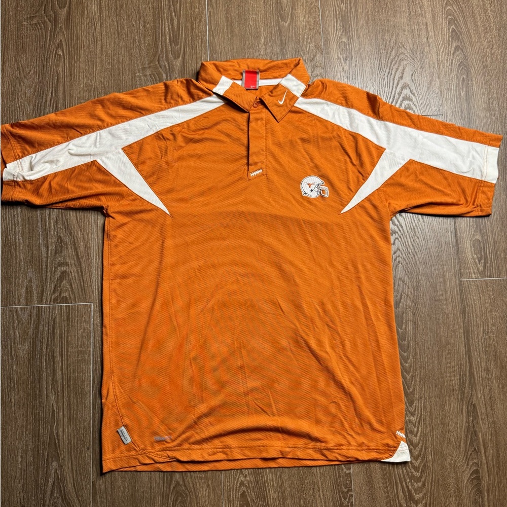 University of Austin Vintage longhorns 90s Nike polo used size medium